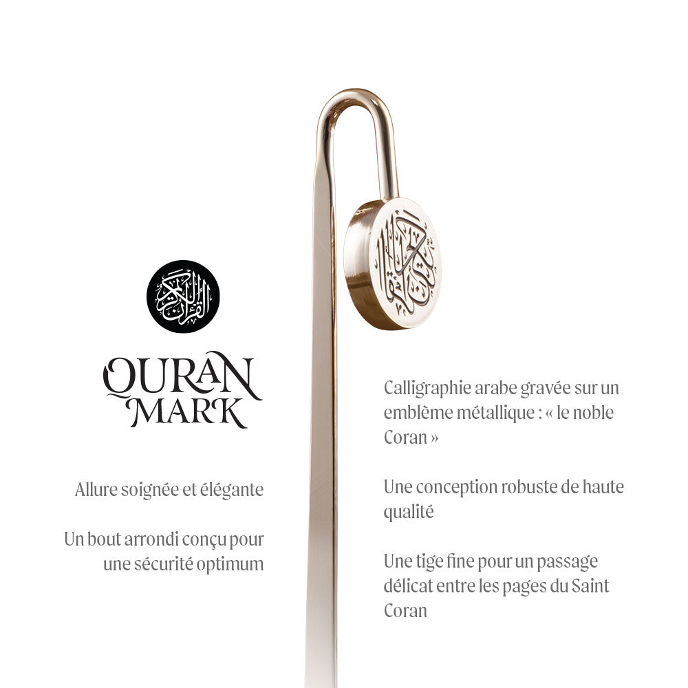 Quran Mark doré, le marque-page du Saint Coran