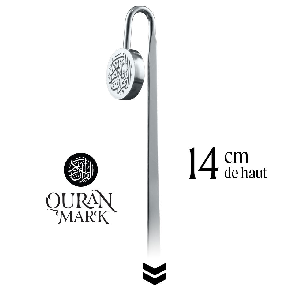 Quran Mark argenté, le marque-page du Saint Coran